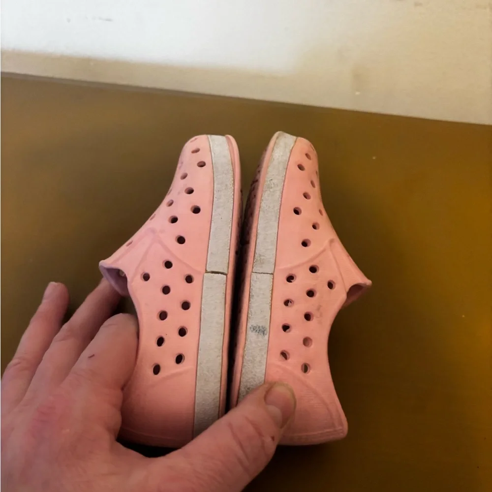 Pink Slip-On Clogs 7